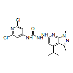 N-(2,6-Dichloro-4-pyridyl)-2-(4-isopropyl-1,3-dimethyl-1H-pyrazolo[3,4-b]pyridin-6-yl)hydrazinecarboxamide