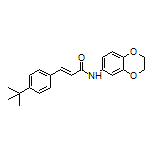 (E)-3-[4-(tert-Butyl)phenyl]-N-(2,3-dihydrobenzo[b][1,4]dioxin-6-yl)acrylamide