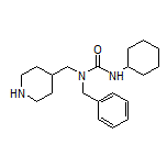 1-Benzyl-3-cyclohexyl-1-(piperidin-4-ylmethyl)urea