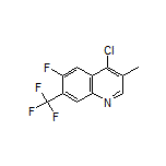 4-Chloro-6-fluoro-3-methyl-7-(trifluoromethyl)quinoline