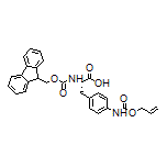 (S)-2-(Fmoc-amino)-3-[4-[[(allyloxy)carbonyl]amino]phenyl]propanoic Acid