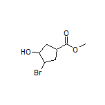 Methyl 3-Bromo-4-hydroxycyclopentanecarboxylate