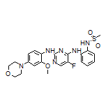 N-[2-[[5-Fluoro-2-[(2-methoxy-4-morpholinophenyl)amino]-4-pyrimidinyl]amino]phenyl]methanesulfonamide
