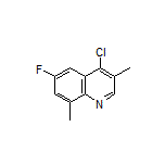 4-Chloro-6-fluoro-3,8-dimethylquinoline