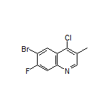 6-Bromo-4-chloro-7-fluoro-3-methylquinoline