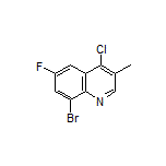 8-Bromo-4-chloro-6-fluoro-3-methylquinoline