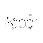 7-Bromo-4-chloro-3-methyl-6-(trifluoromethoxy)quinoline