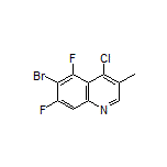 6-Bromo-4-chloro-5,7-difluoro-3-methylquinoline