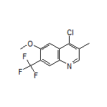 4-Chloro-6-methoxy-3-methyl-7-(trifluoromethyl)quinoline