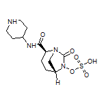 (2S,5R)-7-Oxo-2-(piperidin-4-ylcarbamoyl)-1,6-diazabicyclo[3.2.1]octan-6-yl Hydrogen Sulfate