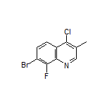 7-Bromo-4-chloro-8-fluoro-3-methylquinoline