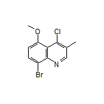 8-Bromo-4-chloro-5-methoxy-3-methylquinoline