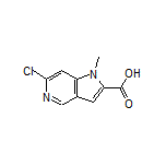 6-Chloro-1-methyl-5-azaindole-2-carboxylic Acid