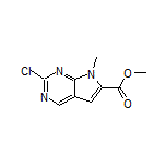 Methyl 2-Chloro-7-methyl-7H-pyrrolo[2,3-d]pyrimidine-6-carboxylate