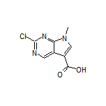 2-Chloro-7-methyl-7H-pyrrolo[2,3-d]pyrimidine-5-carboxylic Acid