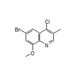 6-Bromo-4-chloro-8-methoxy-3-methylquinoline