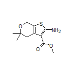 Methyl 2-Amino-5,5-dimethyl-5,7-dihydro-4H-thieno[2,3-c]pyran-3-carboxylate