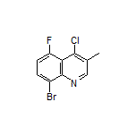 8-Bromo-4-chloro-5-fluoro-3-methylquinoline