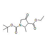 Ethyl 1-Boc-2-methyl-4-oxopyrrolidine-3-carboxylate