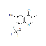 6-Bromo-4-chloro-3-methyl-8-(trifluoromethoxy)quinoline