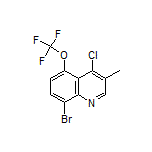 8-Bromo-4-chloro-3-methyl-5-(trifluoromethoxy)quinoline