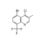 5-Bromo-4-chloro-3-methyl-8-(trifluoromethyl)quinoline