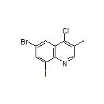 6-Bromo-4-chloro-8-iodo-3-methylquinoline