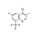 4-Chloro-6-iodo-3-methyl-8-(trifluoromethyl)quinoline