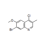 7-Bromo-4-chloro-6-methoxy-3-methylquinoline