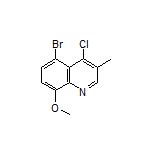 5-Bromo-4-chloro-8-methoxy-3-methylquinoline