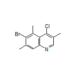 6-Bromo-4-chloro-3,5,7-trimethylquinoline