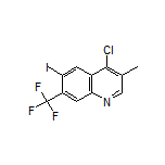 4-Chloro-6-iodo-3-methyl-7-(trifluoromethyl)quinoline