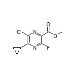 Methyl 6-Chloro-5-cyclopropyl-3-fluoropyrazine-2-carboxylate