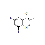 4-Chloro-6,8-diiodo-3-methylquinoline