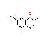 4-Chloro-8-iodo-3-methyl-6-(trifluoromethyl)quinoline