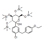 (3R,4S,5R,6R)-2-[4-Chloro-3-(4-ethoxybenzyl)phenyl]-3,4,5-tris[(trimethylsilyl)oxy]-6-[[(trimethylsilyl)oxy]methyl]tetrahydro-2H-pyran-2-ol