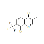 8-Bromo-4-chloro-3-methyl-7-(trifluoromethyl)quinoline