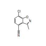 7-Chloro-3-methylbenzo[d]isoxazole-4-carbonitrile