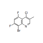 8-Bromo-4-chloro-5,7-difluoro-3-methylquinoline