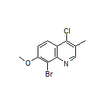 8-bromo-4-chloro-7-methoxy-3-methylquinoline