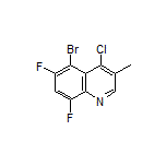 5-Bromo-4-chloro-6,8-difluoro-3-methylquinoline