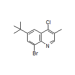 8-Bromo-6-(tert-butyl)-4-chloro-3-methylquinoline