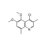 4-Chloro-5,6-dimethoxy-3,8-dimethylquinoline