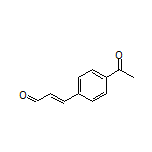 (E)-3-(4-Acetylphenyl)acrylaldehyde