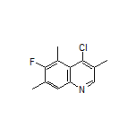 4-Chloro-6-fluoro-3,5,7-trimethylquinoline