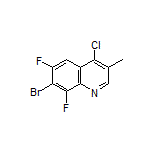 7-Bromo-4-chloro-6,8-difluoro-3-methylquinoline