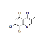 8-Bromo-4,5,7-trichloro-3-methylquinoline