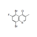 5,8-Dibromo-4-chloro-6-fluoro-3-methylquinoline