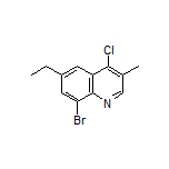 8-Bromo-4-chloro-6-ethyl-3-methylquinoline