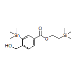 2-(Trimethylsilyl)ethyl 4-(Hydroxymethyl)-3-(trimethylstannyl)benzoate